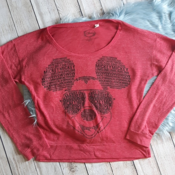 Disney Tops - Disney Long Sleeve Mickey Mouse Shirt